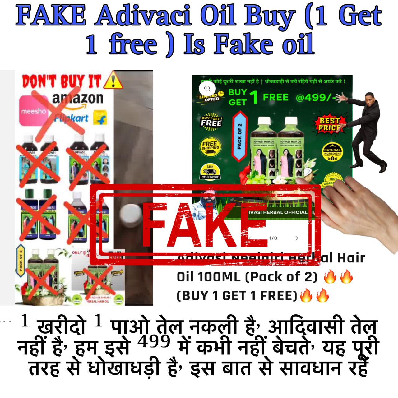 Adivasi Herbal Hair Oil OFFICAL🌿
